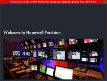 Tablet Screenshot of hopewell-precision.com